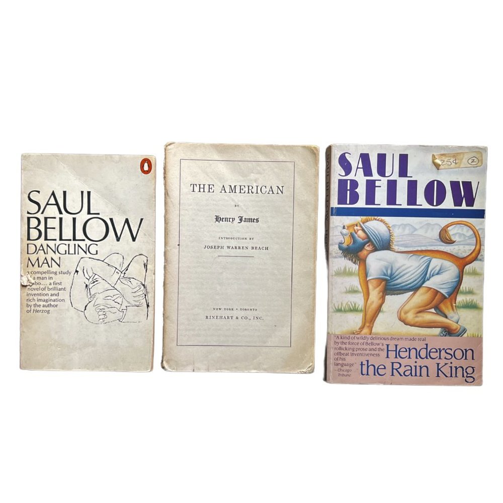 Saul Bellow & Henry James Vintage 3-Book Bundle